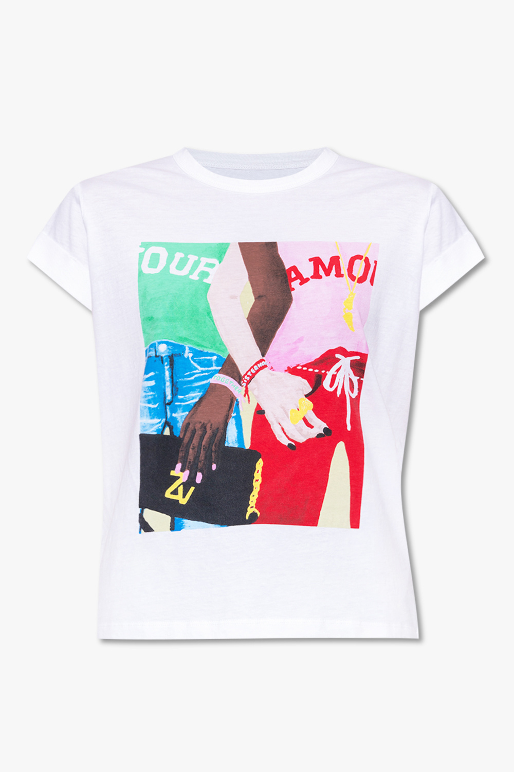 Tee shirt outlet zadig femme